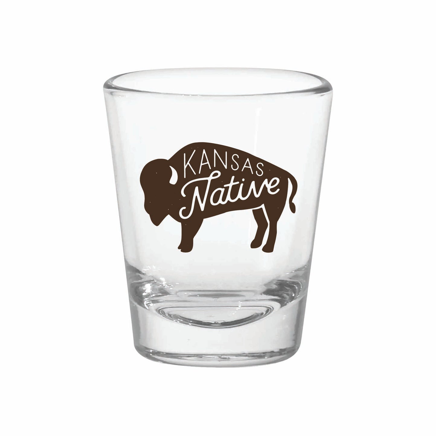Kansas Native Shot Glass