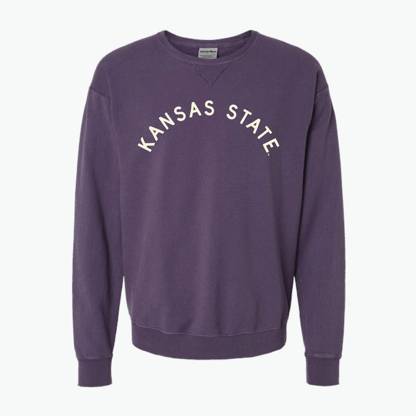 Kansas State Classic Arch Purple Crewneck Sweatshirt