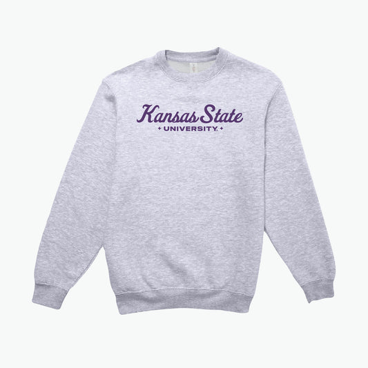 Kansas State University Starlite Grey Crew