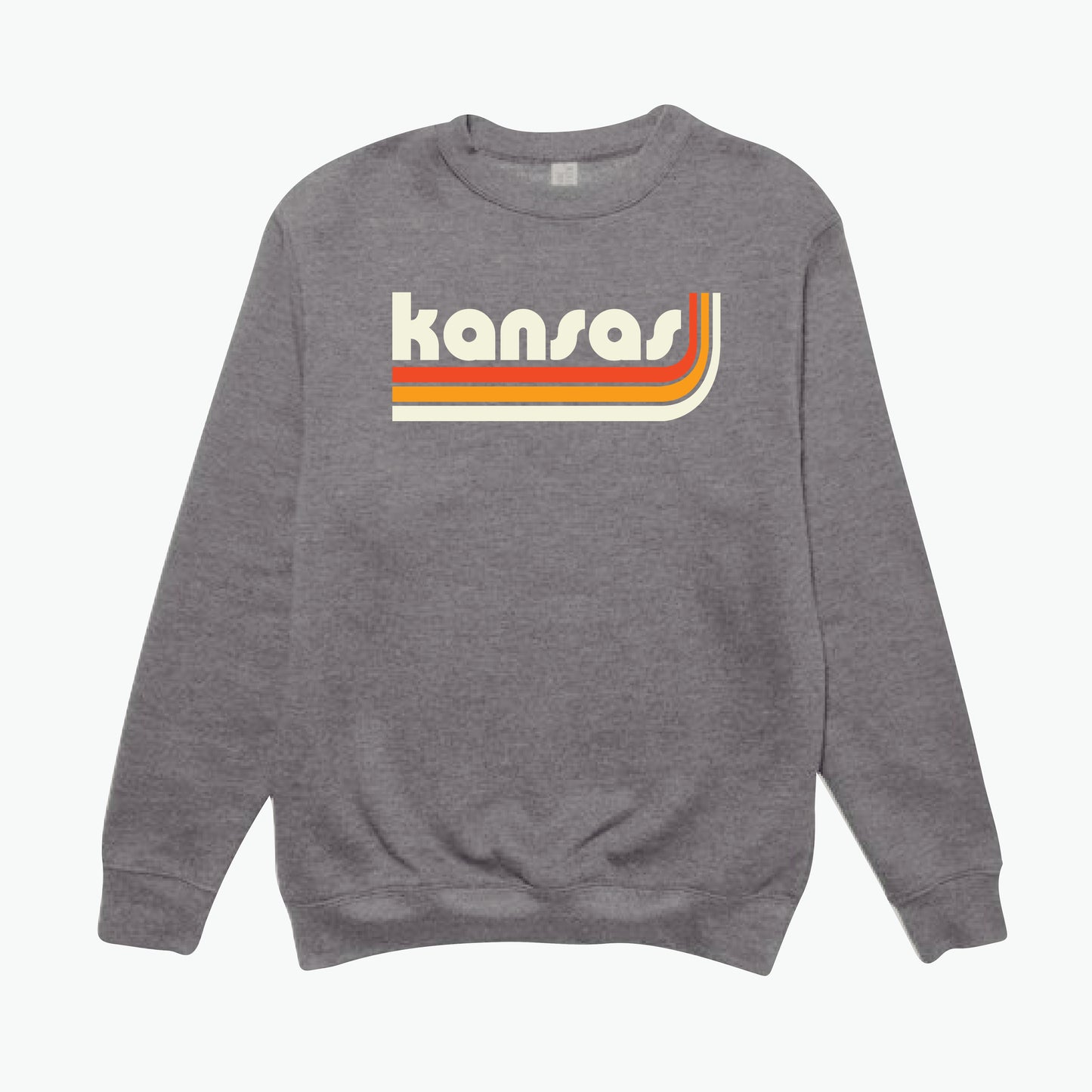 Kansas Swoop Crewneck Sweatshirt