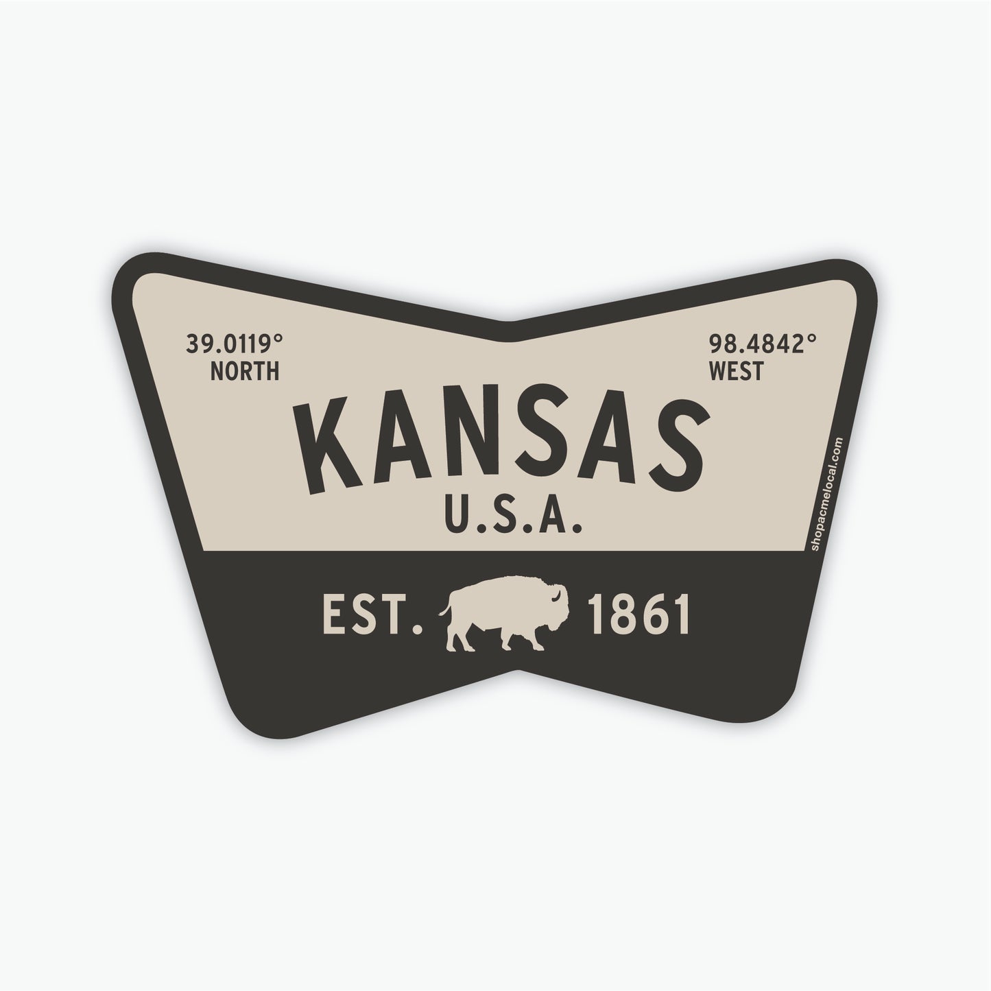 Kansas Wing Badge Sticker