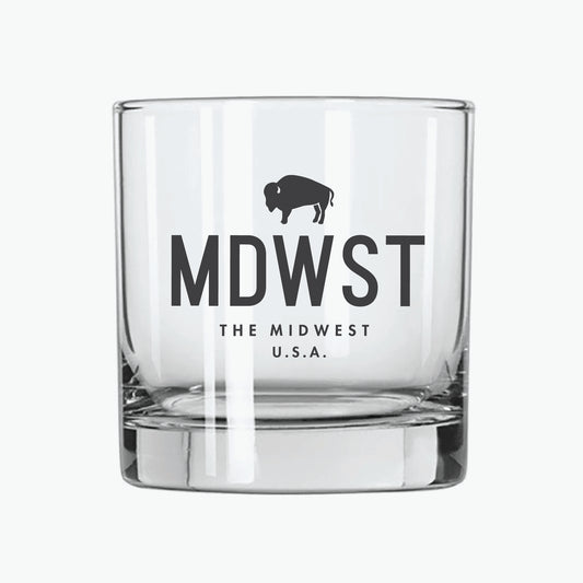 MDWST Buffalo Whiskey Glass