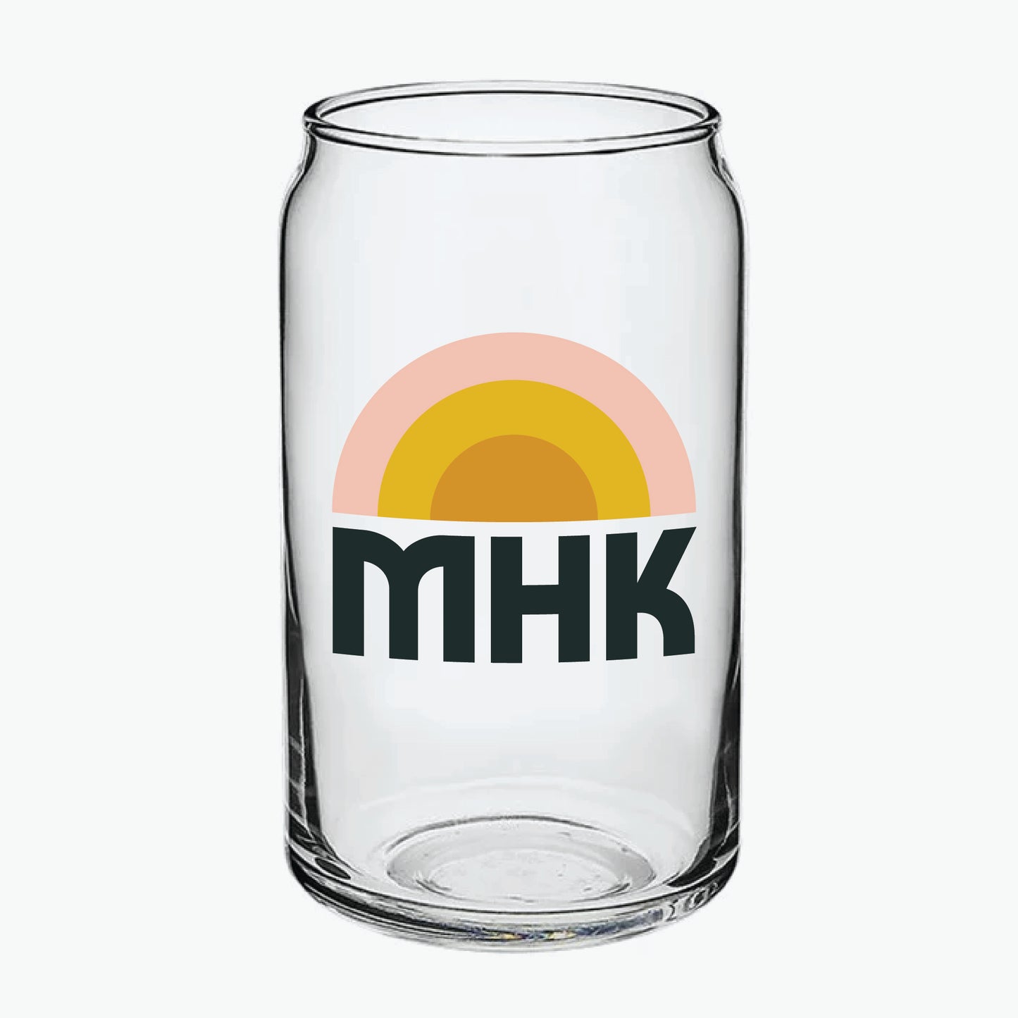 MHK Pastel Rainbow Can Glass