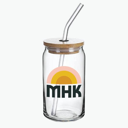 MHK Pastel Rainbow Can Glass