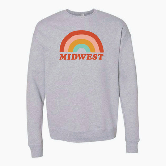 Midwest Cooper Rainbow Crewneck Sweatshirt