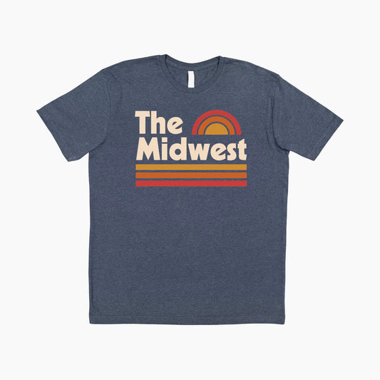 Midwest Vintage Navy Tee