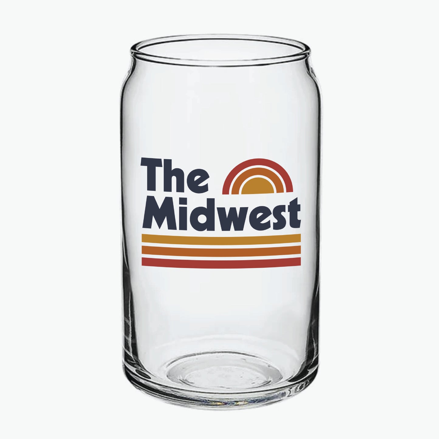 Midwest Vintage Can Glass