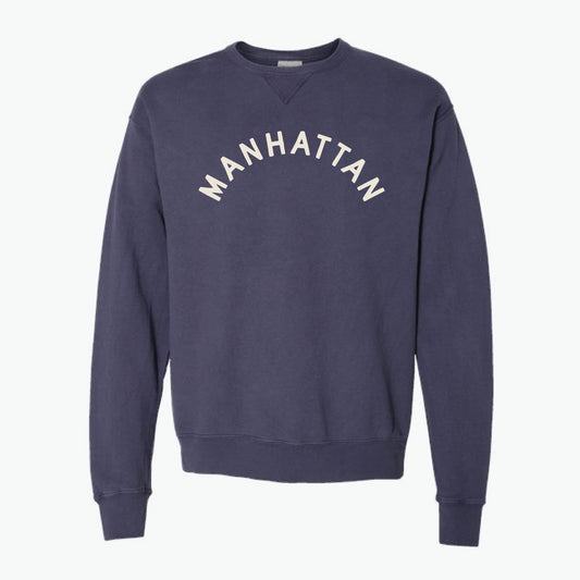 Manhattan Arch Anchor Slate Crewneck Sweatshirt