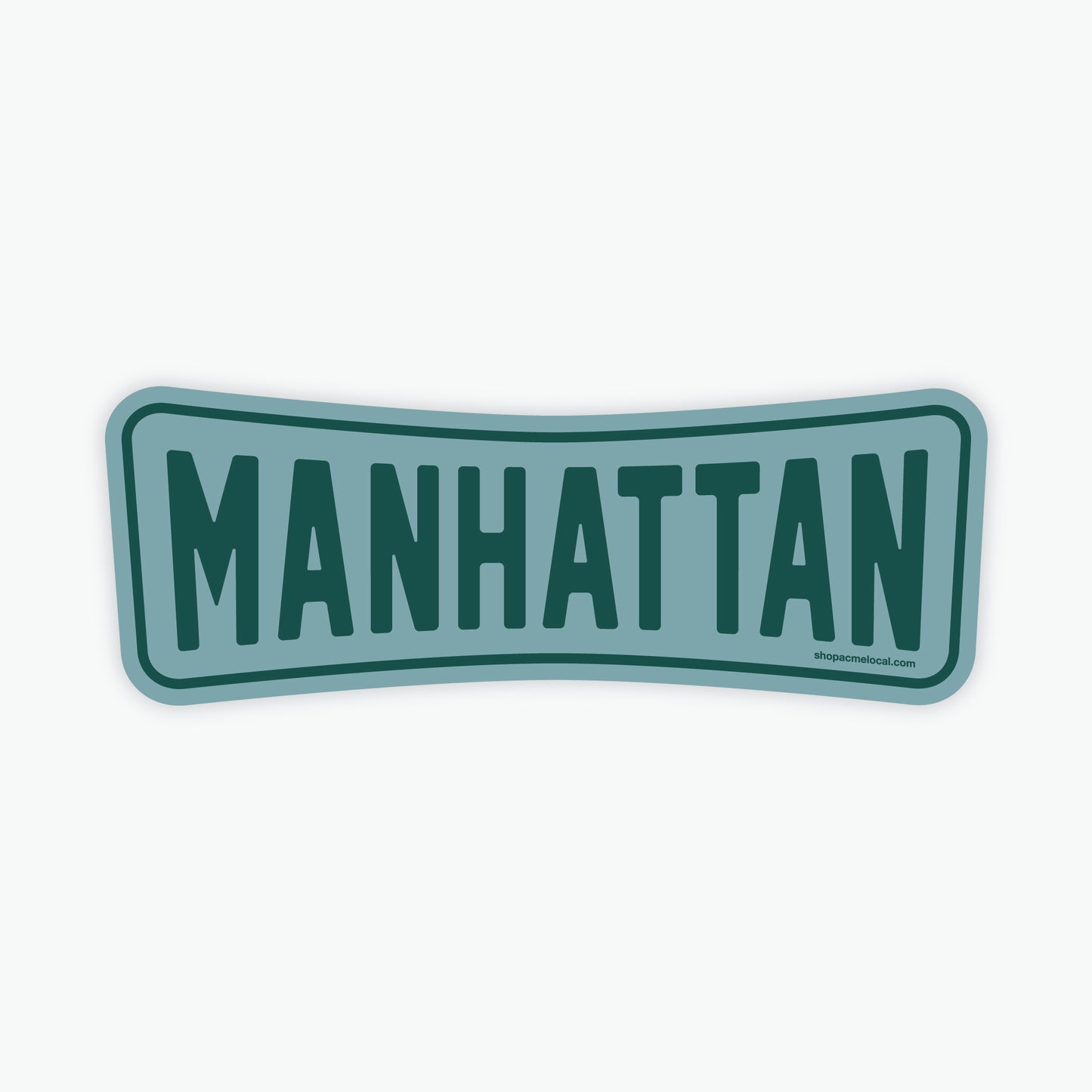 Manhattan Roadside Retro Sticker
