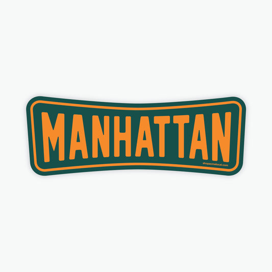 Manhattan Roadside Retro Sticker