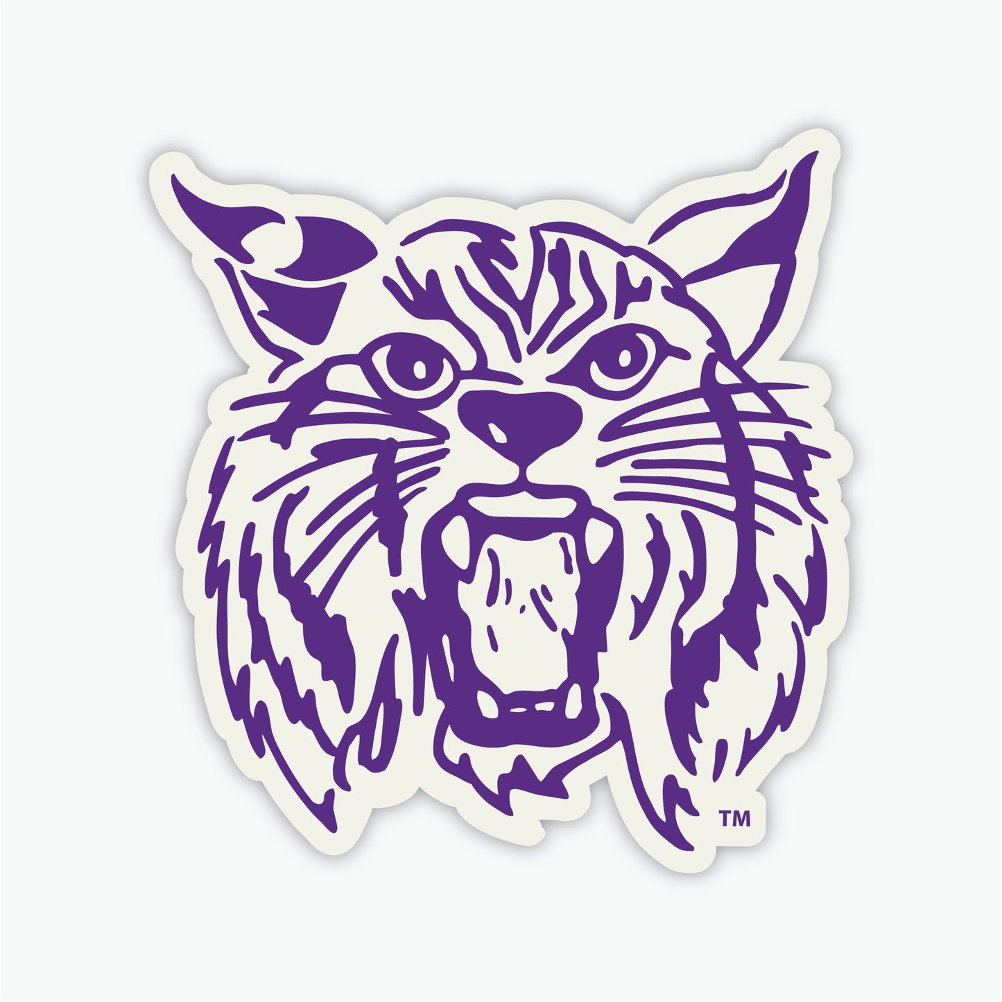 Wabash Angry Cat Sticker