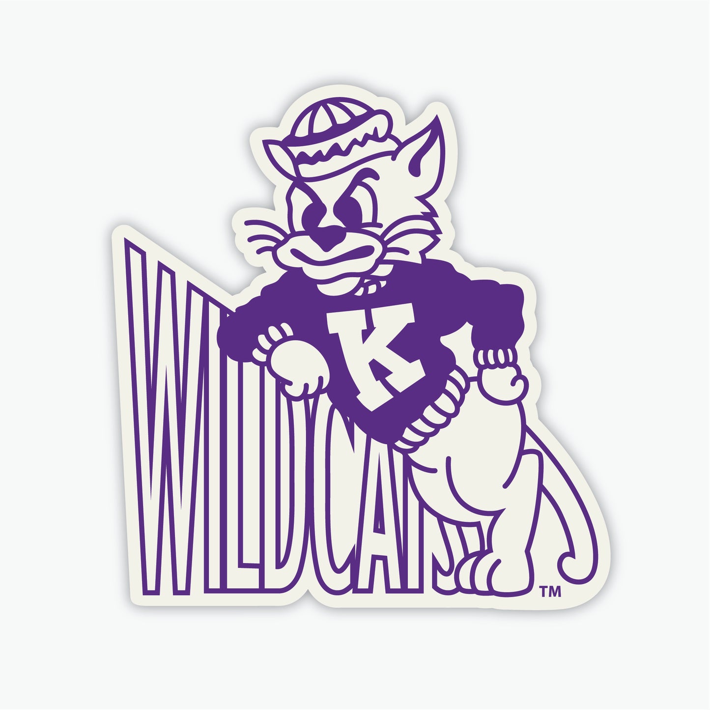 Wabash Willie Leaning Sticker