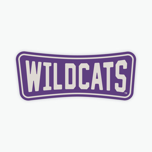 Wildcats Roadside Retro Sticker