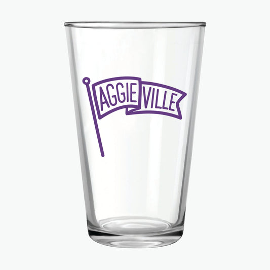 Aggieville Flag Pint