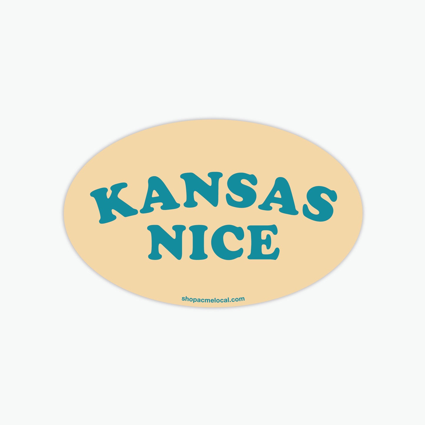 Kansas Nice Sticker