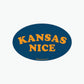 Kansas Nice Sticker