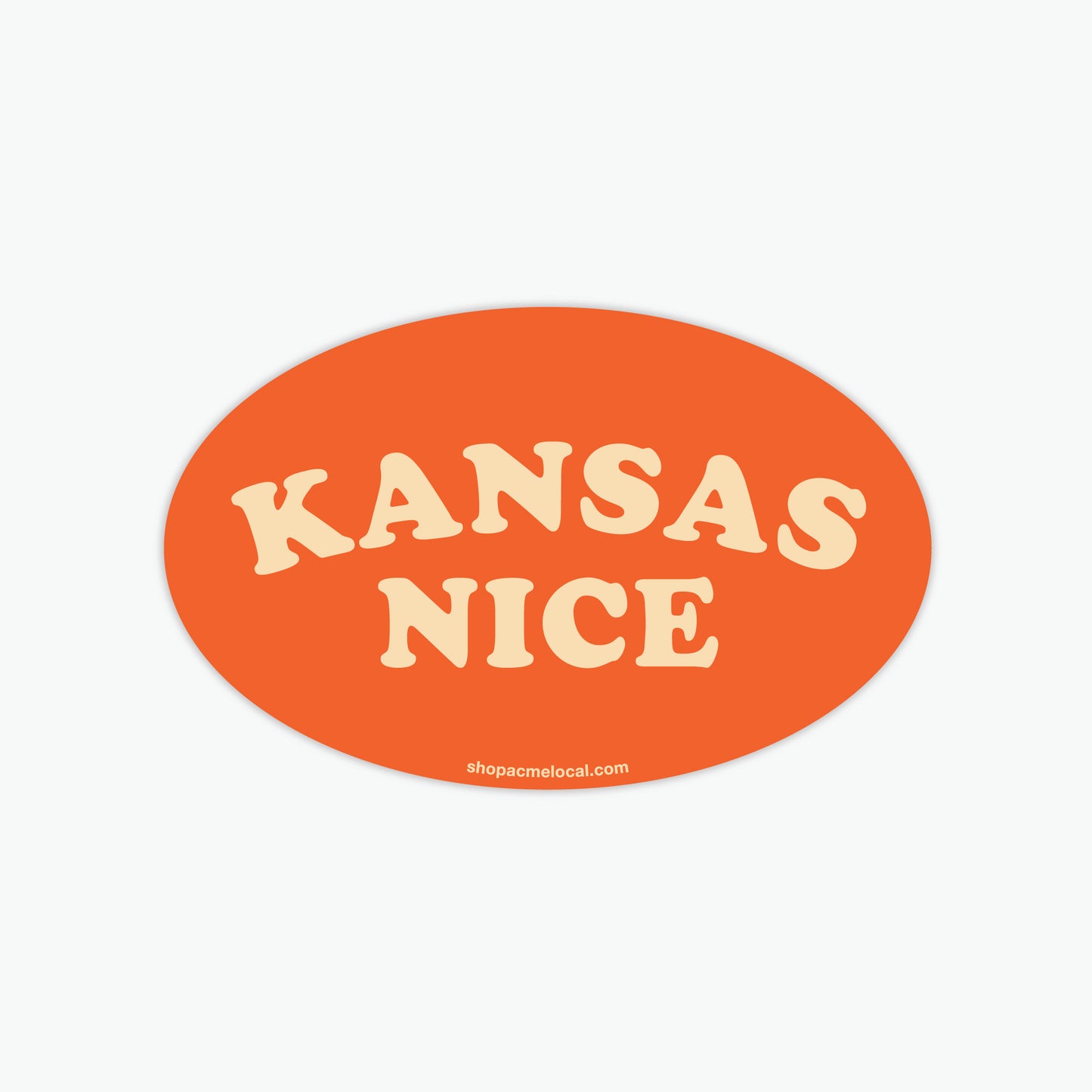 Kansas Nice Sticker