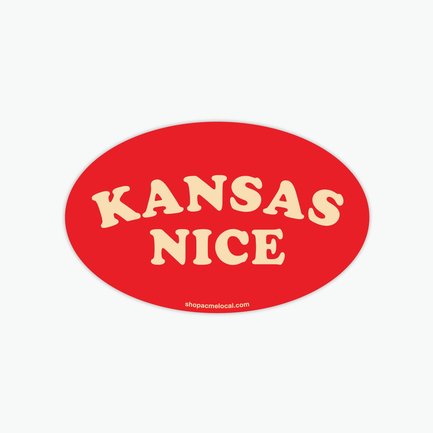 Kansas Nice Sticker