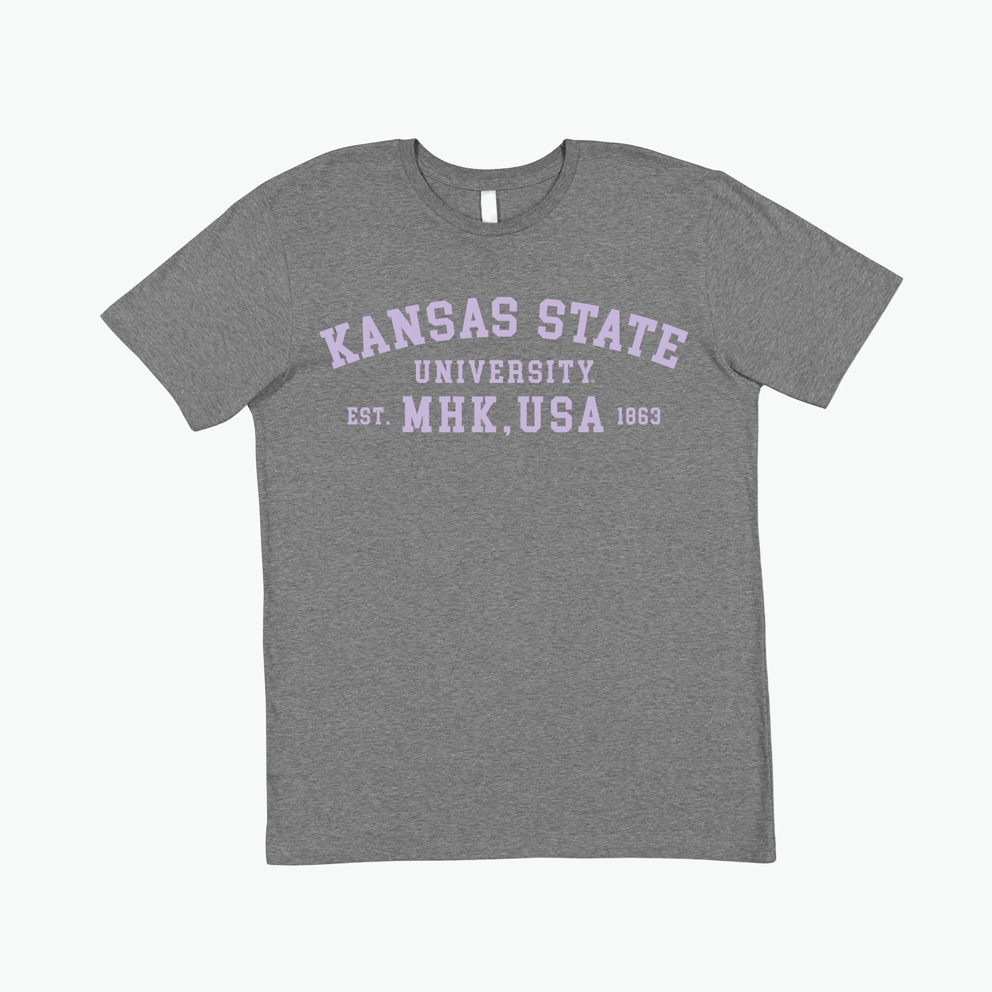 Kansas State MHK USA Grey/Lavender Tee