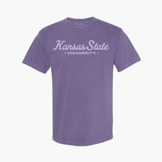 Kansas State Starlite Script Tee