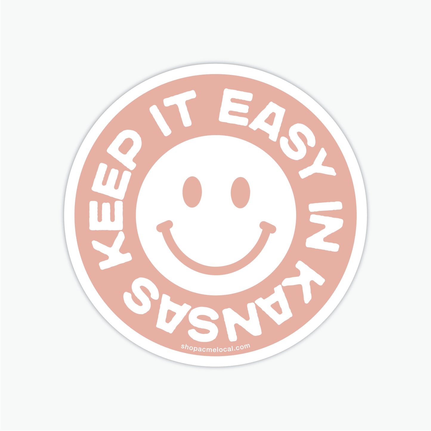 Keep it Easy in Kansas Sticker