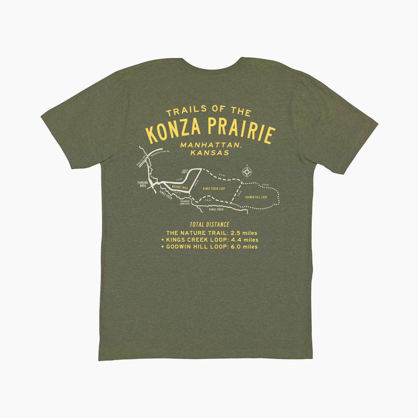 Konza Trails Green Tee