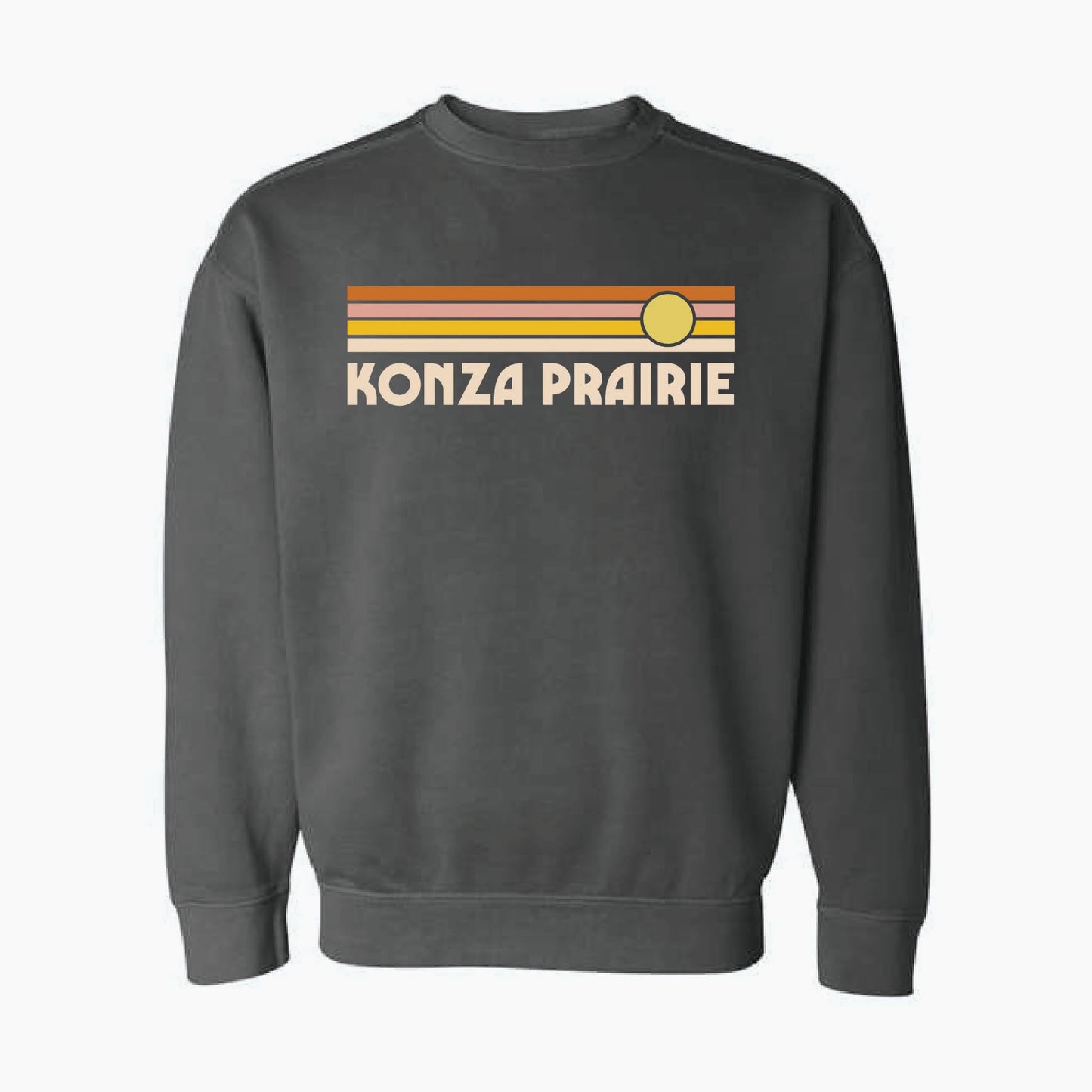 Konza Rectangle Sunset Crewneck Sweatshirt