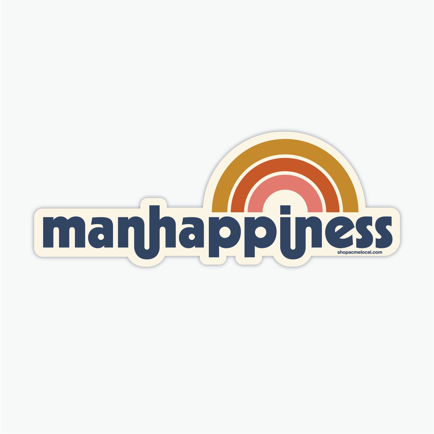 Manhappiness Sticker