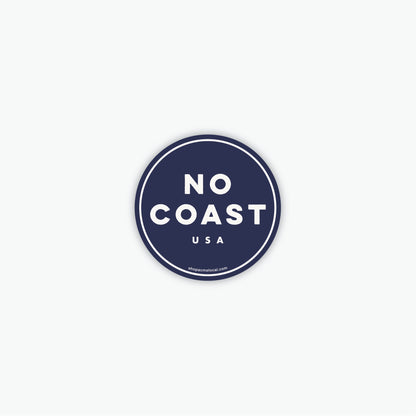 No Coast Mini Sticker