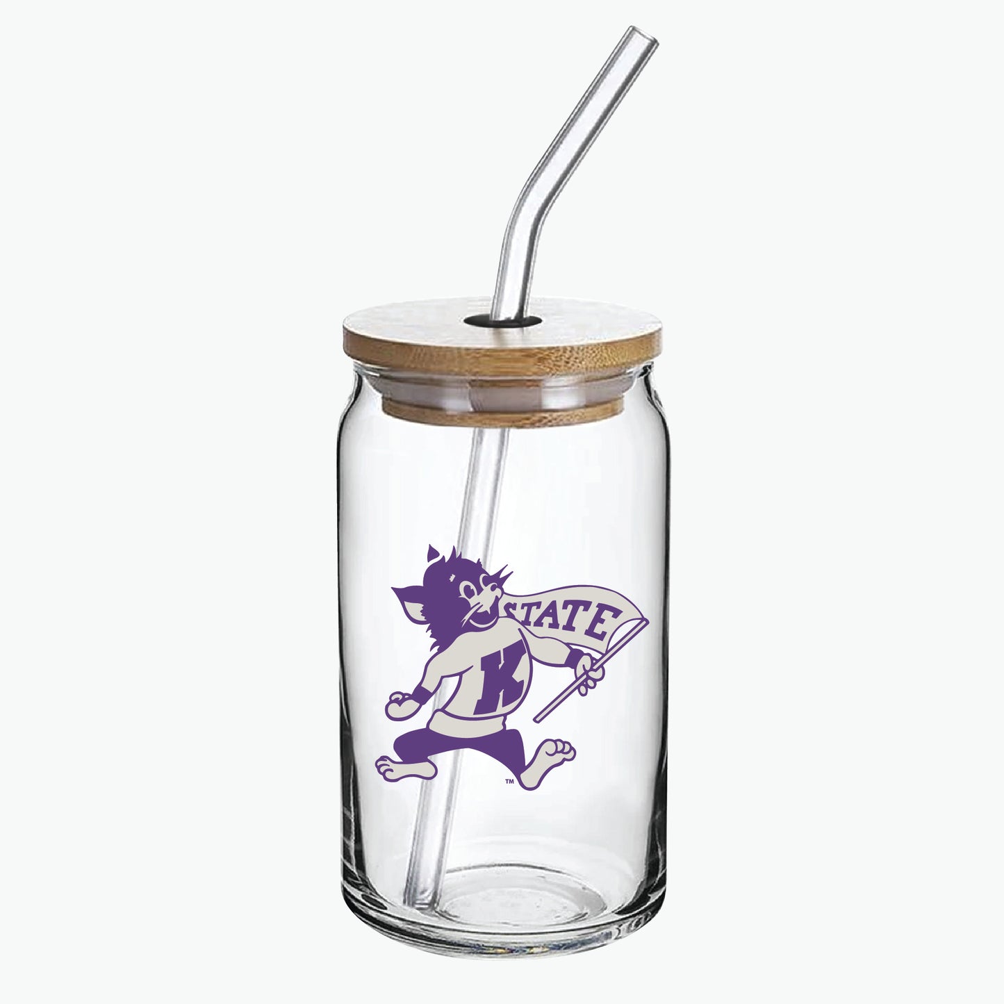 Old School Willie Can Glass