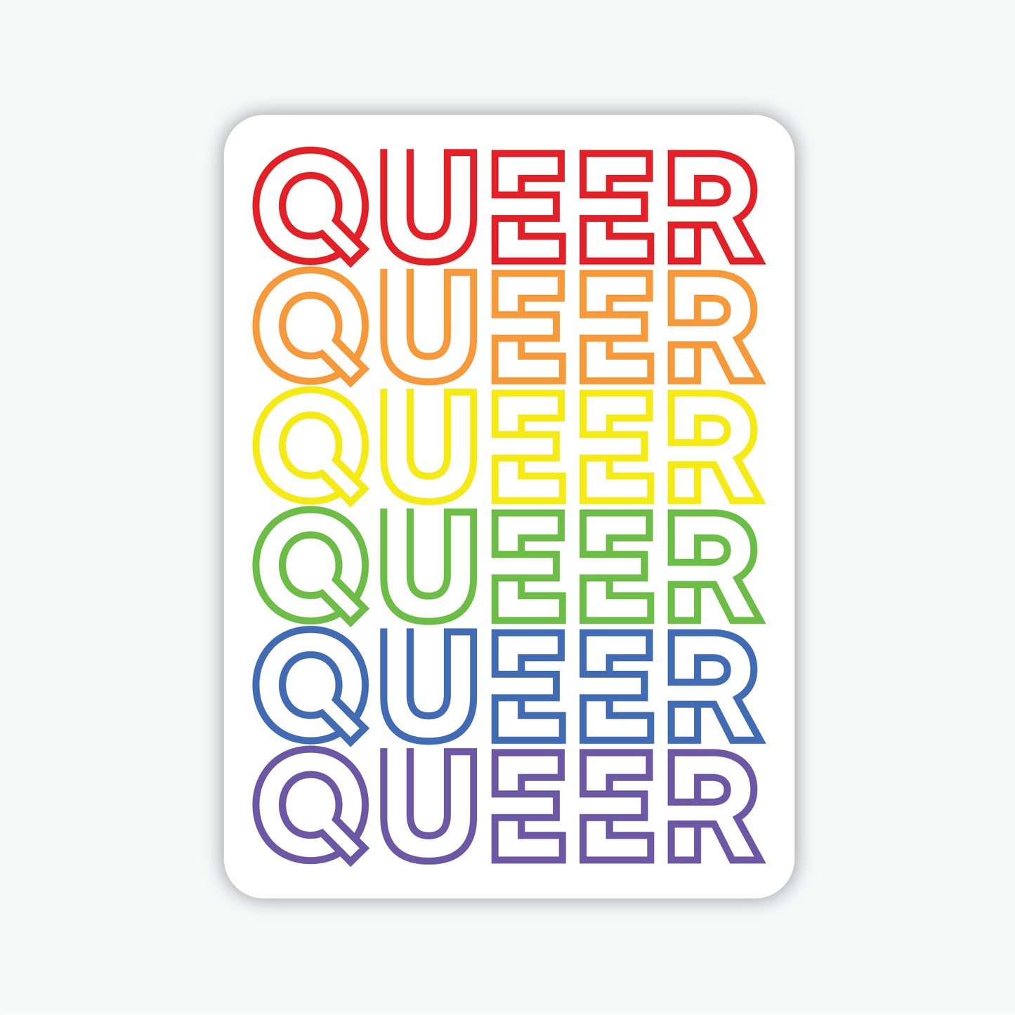 Queer Stacked Sticker