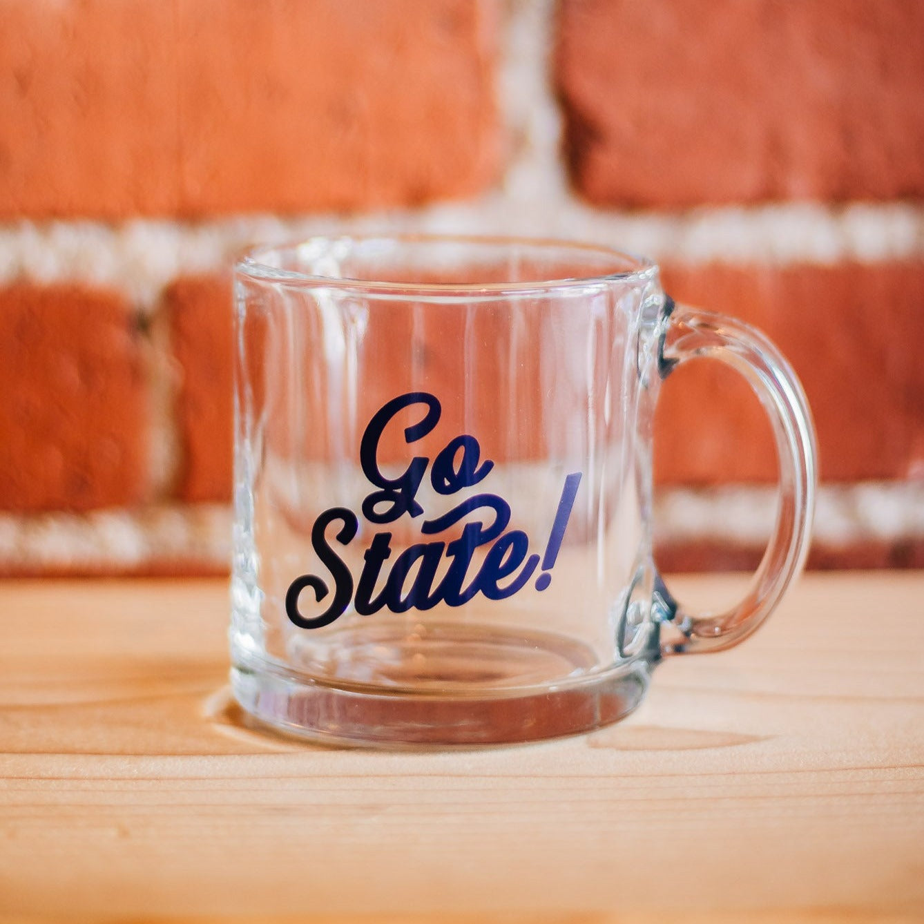 Go State Glass Mug
