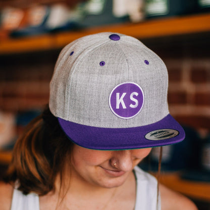 Purple KS Circle Hat