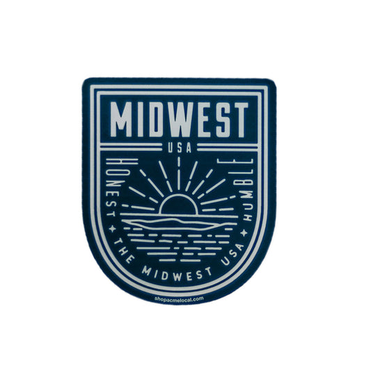 Midwest Honest & Humble Badge Sticker
