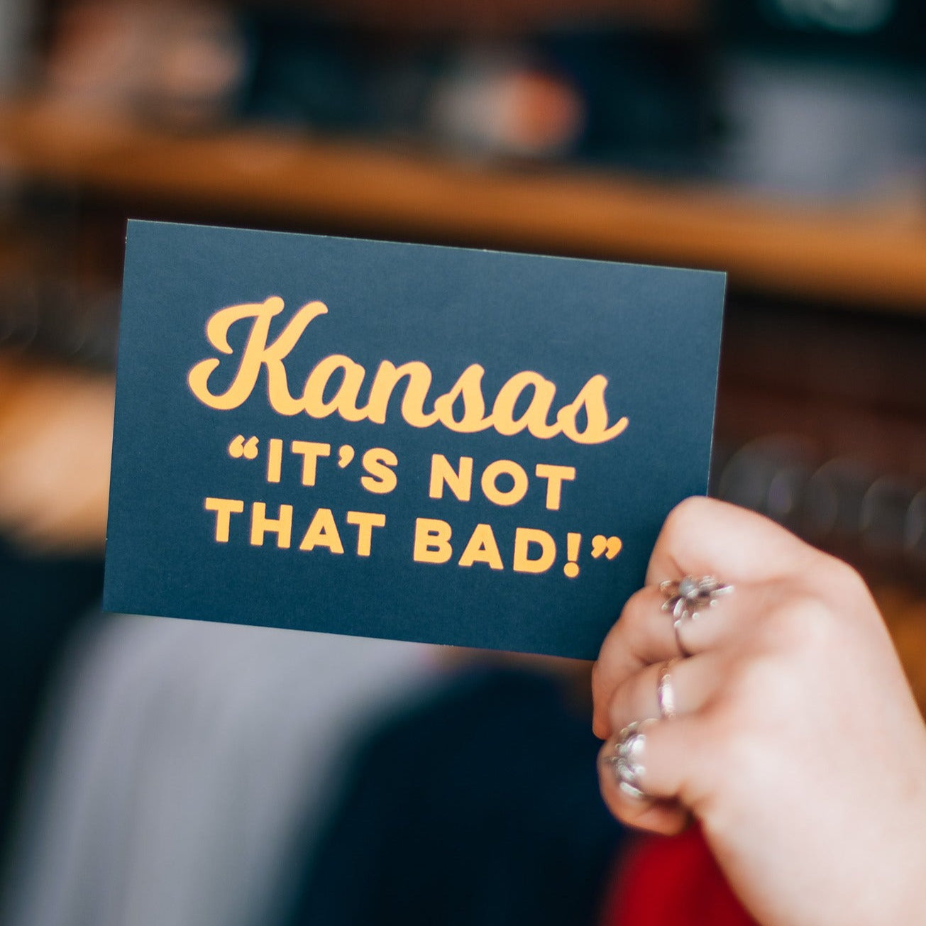 Kansas "It's Not That Bad!" Postcard