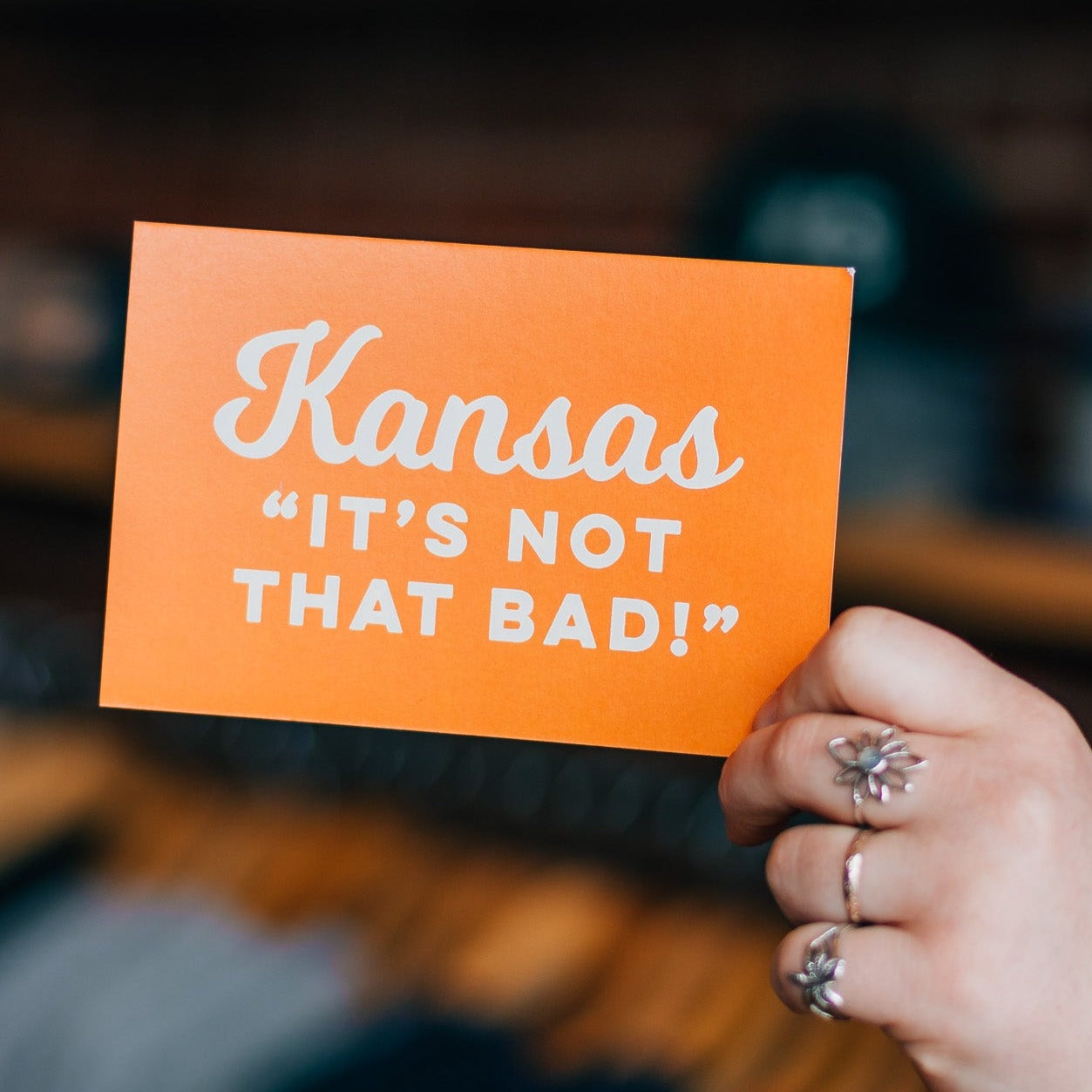 Kansas "It's Not That Bad!" Postcard