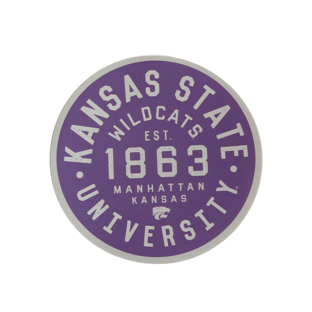 KSU 1863 Purple Sticker