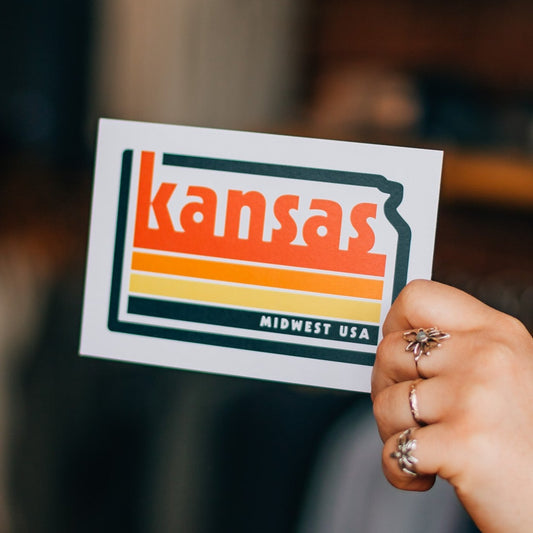 Kansas Vintage Postcard