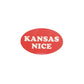 Kansas Nice Sticker