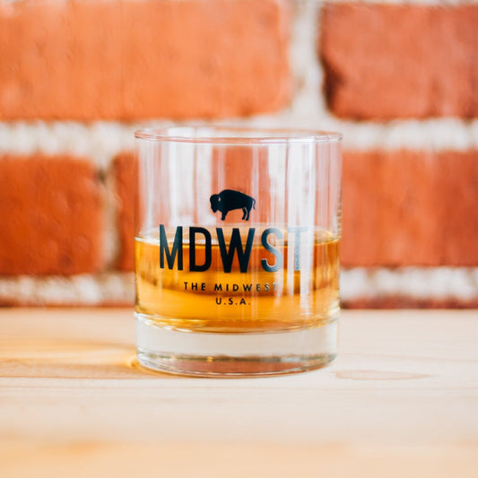 MDWST Buffalo Whiskey Glass