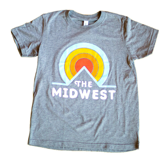 Midwest Circle Sunset Youth Tee