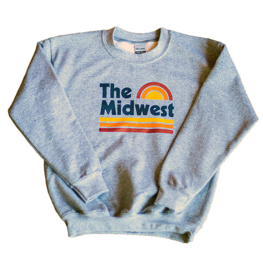 Midwest Vintage Youth Crewneck Sweatshirt