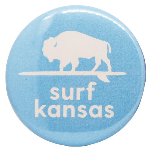 Surf Kansas Blue Magnet