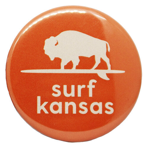 Surf Kansas Orange Magnet
