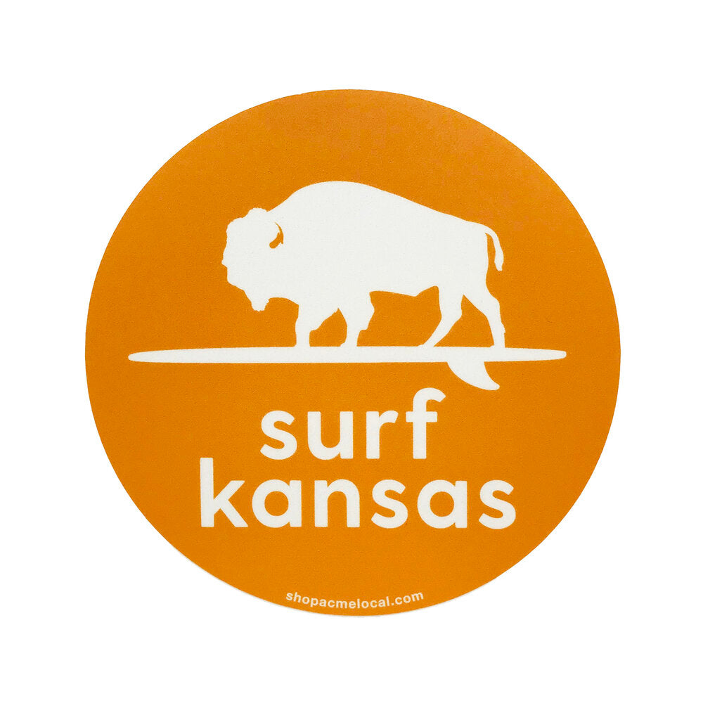 Surf Kansas Sticker
