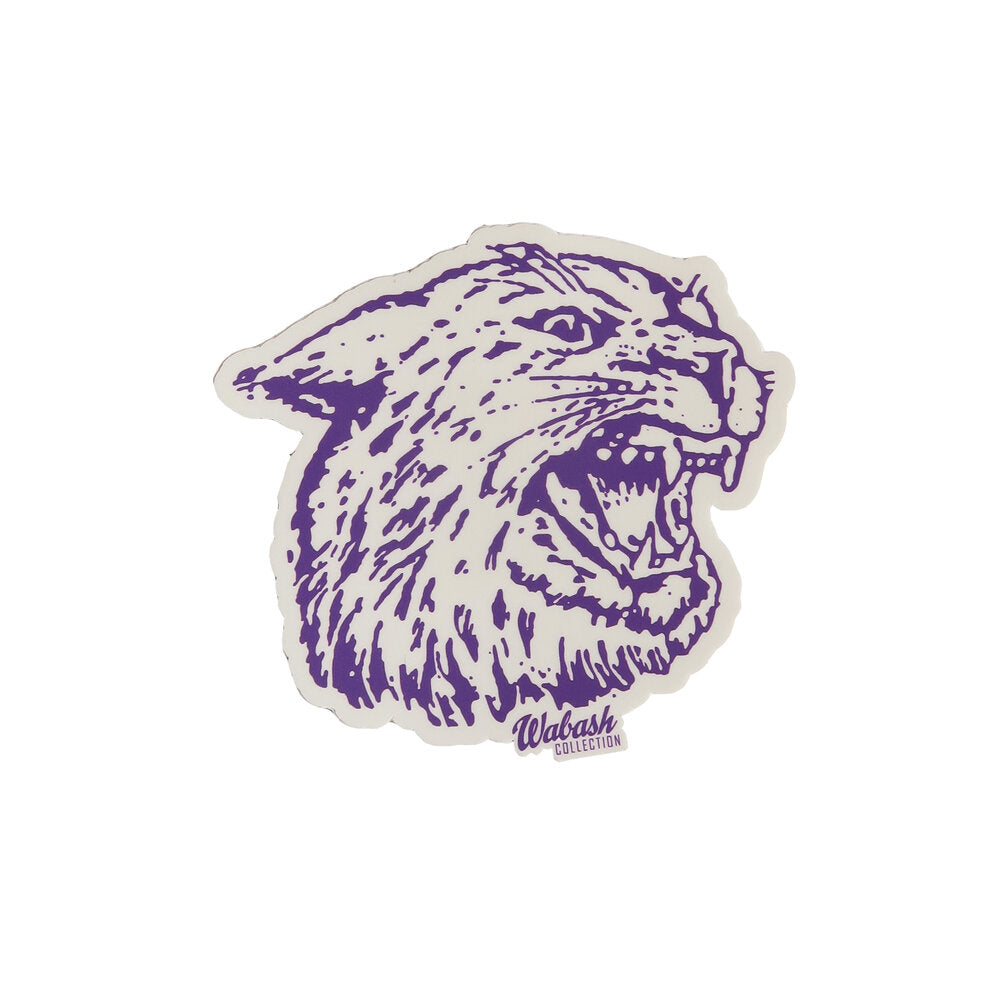 Wabash Angry Cat Profile Sticker