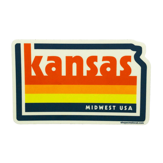 Kansas Vintage Sticker